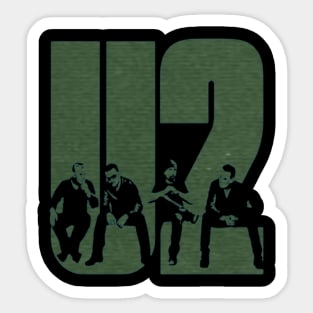 u2 vintage Sticker